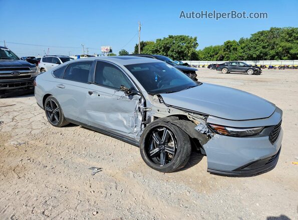 1HGCY2F56PA055031 2023 HONDA ACCORD Gray Delantero derecho