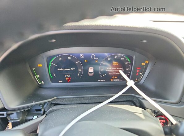 1HGCY2F56PA055031 2023 HONDA ACCORD Gray Vista del cuadro de instrumentos