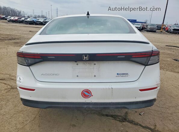 1HGCY2F56RA008116 2024 HONDA ACCORD White Widok z tyłu