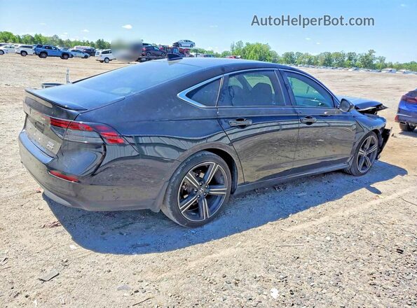 1HGCY2F56RA086654 2024 HONDA ACCORD Black უკანა მარჯვენა
