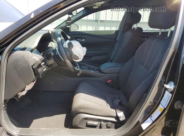 1HGCY2F56RA086654 2024 HONDA ACCORD Black წინა სალონის ხედი