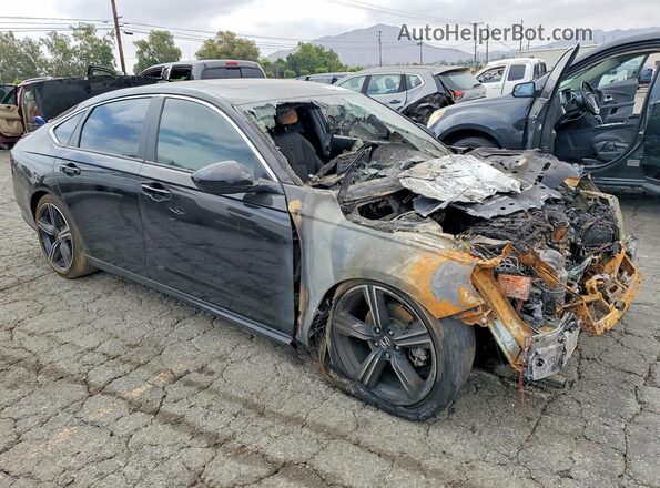 1HGCY2F56SA013015 2025 HONDA ACCORD Black Przód prawy