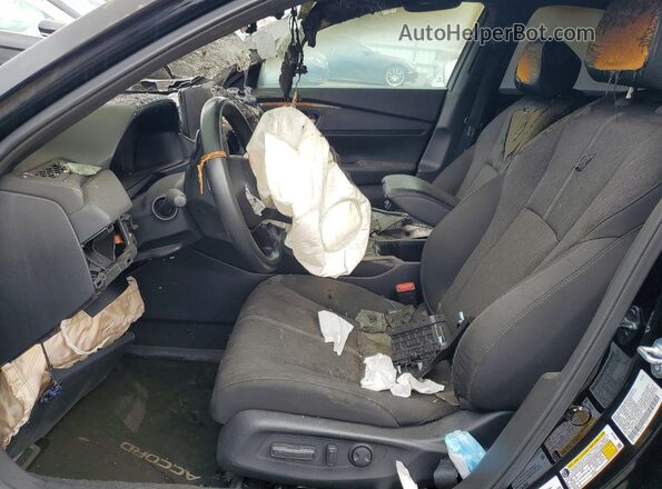 1HGCY2F56SA013015 2025 HONDA ACCORD Black Widok wnętrza z przodu