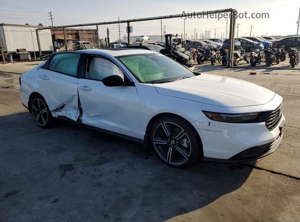 1HGCY2F56SA045477 2025 HONDA ACCORD Белый Передняя правая четверть