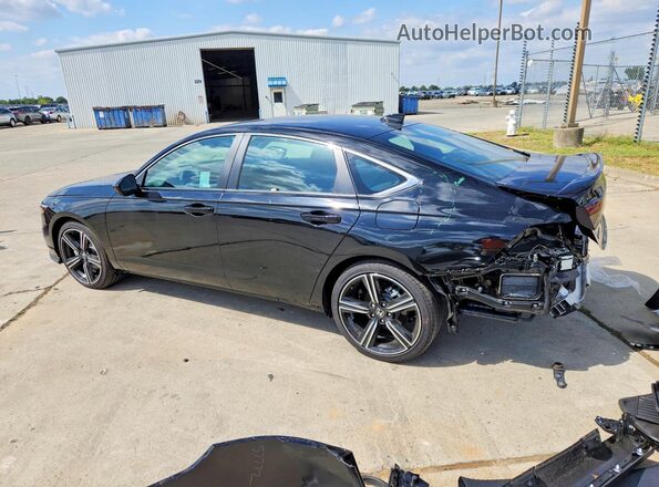 1HGCY2F56SA091035 2025 HONDA ACCORD Black Rear left