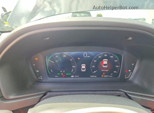 1HGCY2F56SA091035 2025 HONDA ACCORD Black Instrument cluster view