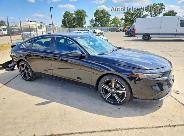 1HGCY2F56SA091035 2025 HONDA ACCORD Black Front right