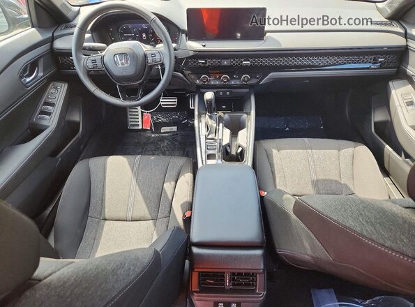 1HGCY2F56SA091035 2025 HONDA ACCORD Black Dashboard view