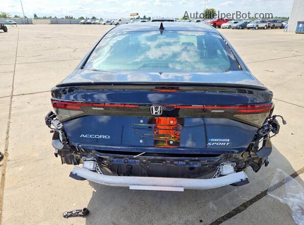 1HGCY2F56SA091035 2025 HONDA ACCORD Black Rear view