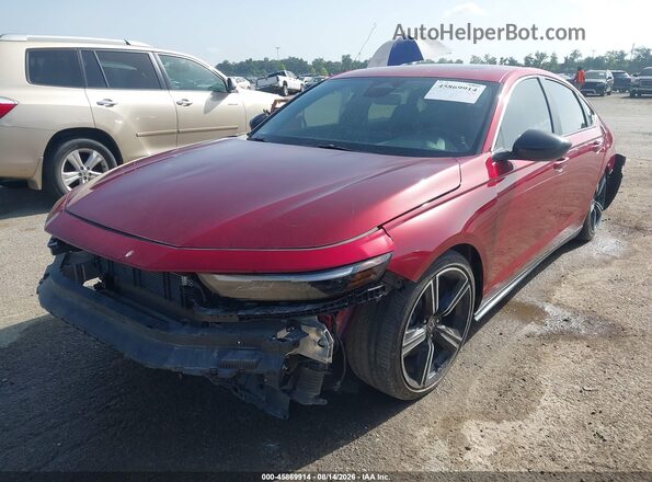 1HGCY2F57PA035094 2023 HONDA ACCORD Red Vista tres cuartos delantera izquierda