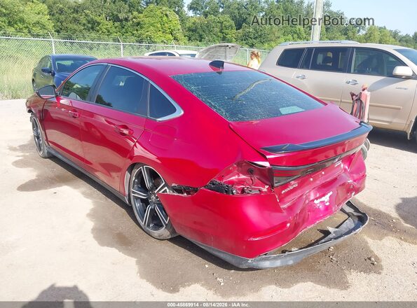 1HGCY2F57PA035094 2023 HONDA ACCORD Red Trasero izquierdo