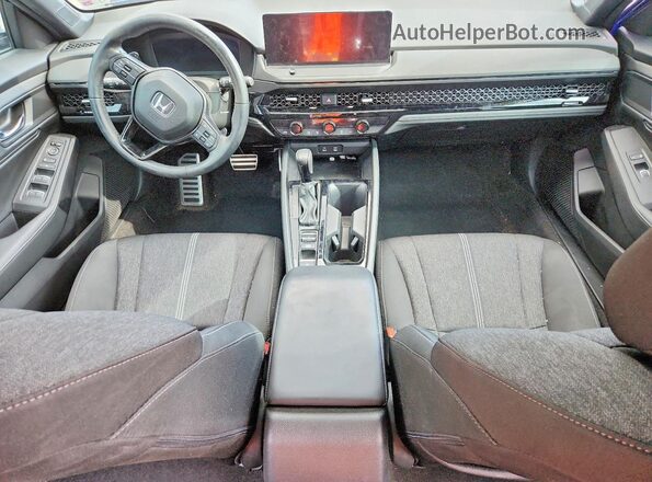 1HGCY2F57PA061680 2023 HONDA ACCORD Blue Вид панелі приладів