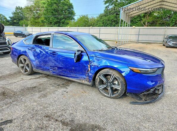 1HGCY2F57PA061680 2023 HONDA ACCORD Blue Передня права чверть