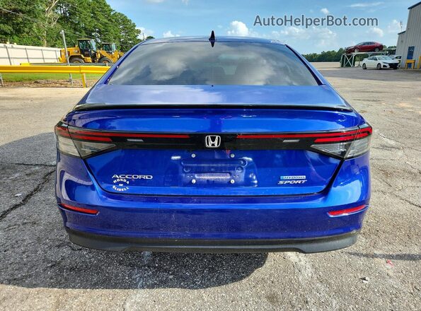 1HGCY2F57PA061680 2023 HONDA ACCORD Blue Вид ззаду