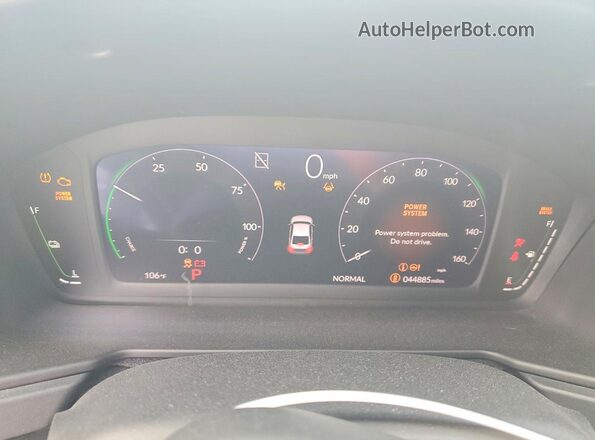 1HGCY2F57PA068922 2023 HONDA ACCORD White ხელსაწყოთა პანელის ხედი