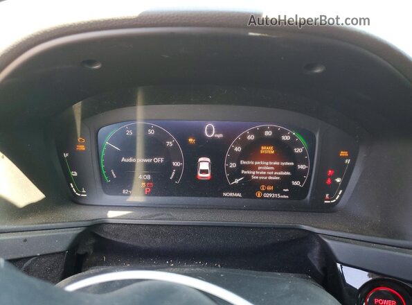 1HGCY2F57RA098070 2024 HONDA ACCORD Silver Instrument cluster view