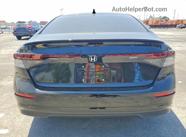1HGCY2F57SA042961 2025 HONDA ACCORD Black Rear view