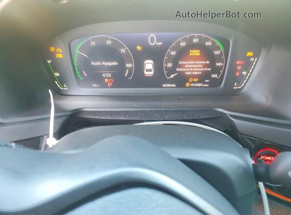 1HGCY2F57SA082036 2025 HONDA ACCORD Silver ხელსაწყოთა პანელის ხედი