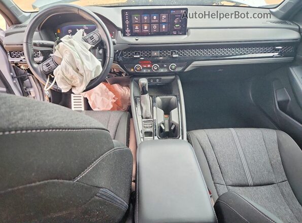 1HGCY2F58PA022077 2023 HONDA ACCORD Silver Widok deski rozdzielczej
