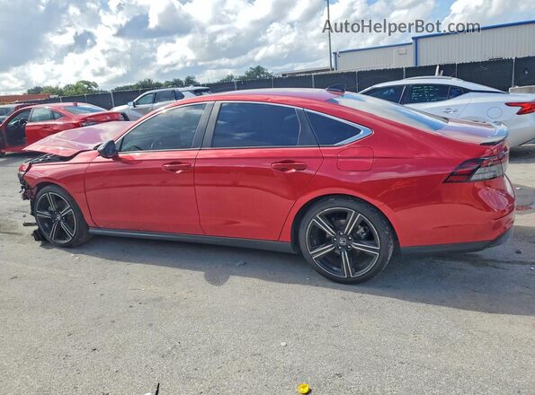 1HGCY2F58RA051839 2024 HONDA ACCORD Red Задня ліва чверть