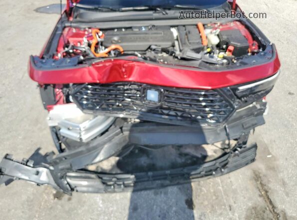 1HGCY2F58RA051839 2024 HONDA ACCORD Red Вид задньої частини салону