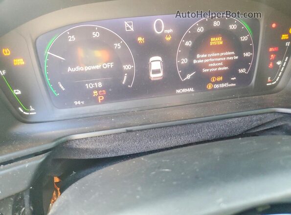 1HGCY2F58RA051839 2024 HONDA ACCORD Red Вид щитка приладів