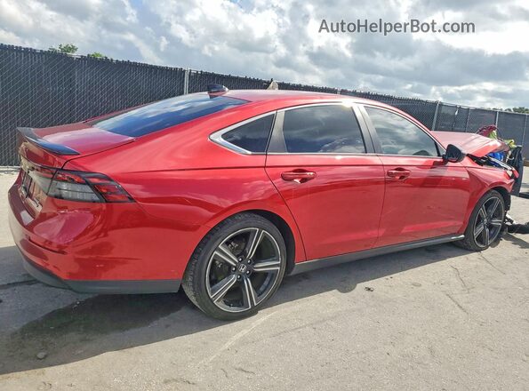 1HGCY2F58RA051839 2024 HONDA ACCORD Red Задня права чверть