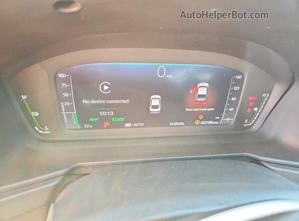 1HGCY2F58SA062877 2025 HONDA ACCORD White Instrument cluster view