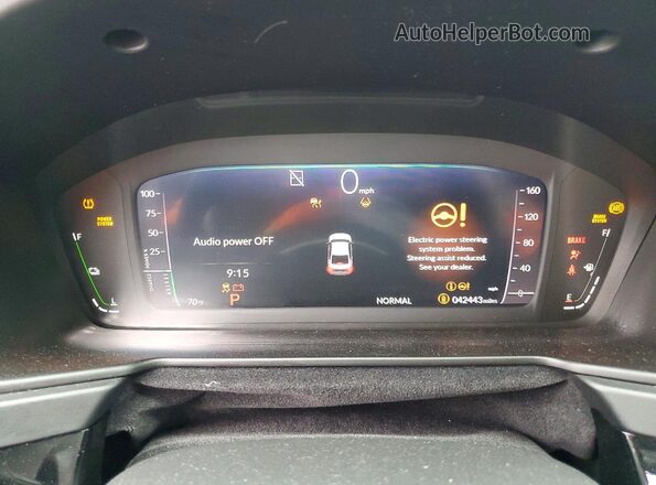 1HGCY2F58SA069926 2025 HONDA ACCORD Gray Սարքավորումների վահանակի տեսք