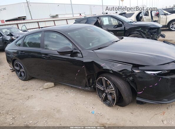 1HGCY2F58TA046874 2026 HONDA ACCORD Black Սալոնի 360 աստիճան տեսք