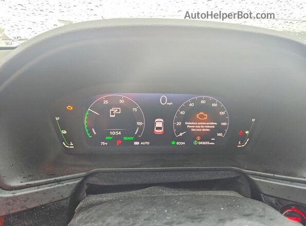 1HGCY2F59PA005479 2023 HONDA ACCORD Белый Вид щитка приборов