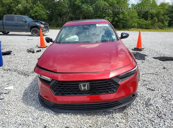 1HGCY2F59SA046252 2025 HONDA ACCORD Red Вид спереду