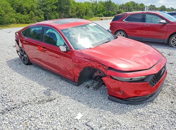 1HGCY2F59SA046252 2025 HONDA ACCORD Red Передня права чверть