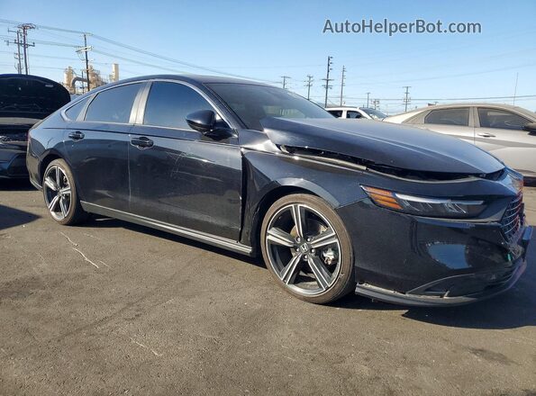 1HGCY2F59SA071376 2025 HONDA ACCORD Black Առջևի աջ