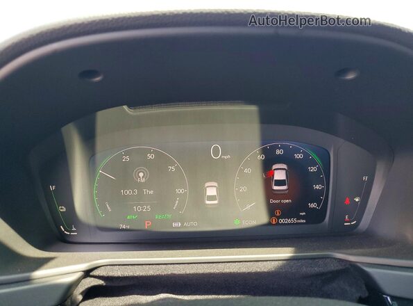 1HGCY2F59TA000955 2026 HONDA ACCORD Blue Vista del cuadro de instrumentos