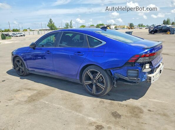 1HGCY2F5XRA095860 2024 HONDA ACCORD Blue უკანა მარცხენა