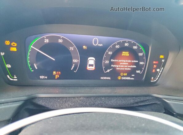 1HGCY2F5XSA042131 2025 HONDA ACCORD Черный Вид щитка приборов