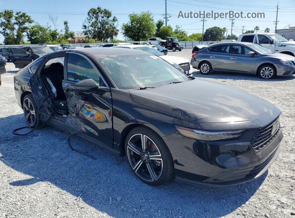 1HGCY2F5XSA071354 2025 HONDA ACCORD Black Delantero derecho