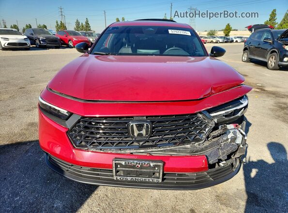 1HGCY2F5XSA080281 2025 HONDA ACCORD Red Դիմացի տեսք