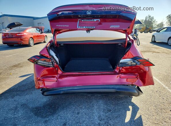 1HGCY2F5XSA080281 2025 HONDA ACCORD Red Հետևի տեսք