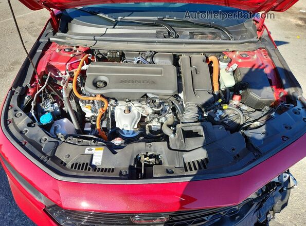 1HGCY2F5XSA080281 2025 HONDA ACCORD Red Սալոնի հետևի տեսք