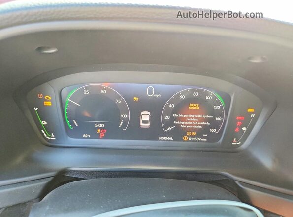 1HGCY2F5XSA080281 2025 HONDA ACCORD Red Սարքավորումների վահանակի տեսք