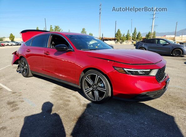 1HGCY2F5XSA080281 2025 HONDA ACCORD Red Առջևի աջ