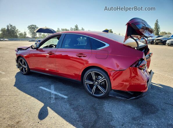 1HGCY2F5XSA080281 2025 HONDA ACCORD Red Հետևի ձախ