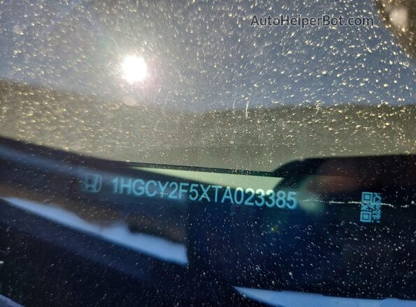 1HGCY2F5XTA023385 2026 HONDA ACCORD Gray VIN კოდის სტიკერის ხედი