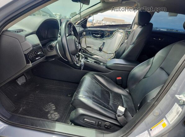 1HGCY2F60PA040842 2023 HONDA ACCORD Gray წინა სალონის ხედი