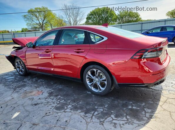 1HGCY2F61PA011835 2023 HONDA ACCORD Red Trasero izquierdo