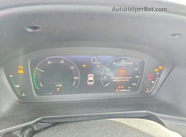 1HGCY2F61PA011835 2023 HONDA ACCORD Red Vista del cuadro de instrumentos