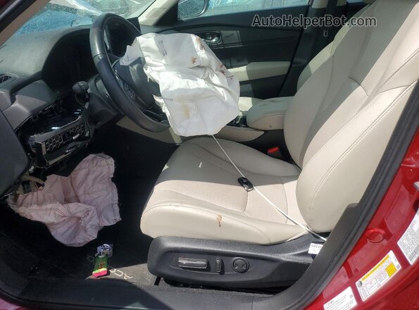 1HGCY2F61PA011835 2023 HONDA ACCORD Red Vista interior delantera