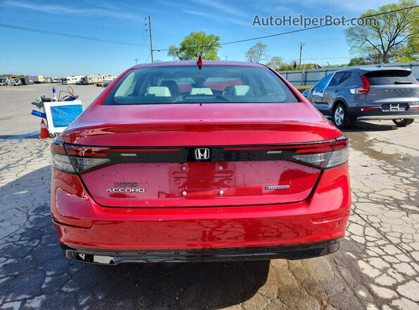 1HGCY2F61PA011835 2023 HONDA ACCORD Red Vista trasera